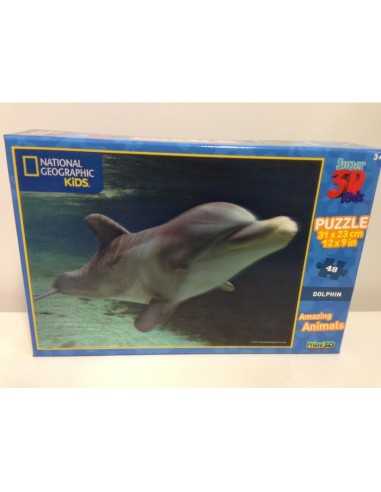 National geographic Ocean Dolphin 48 piece 3D puzzle BOR10518.P3D  | Futurartshop.com