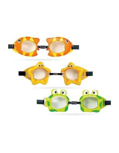 Goggles for swimming pool baby animals MAG55603 Intex | Futurartshop.com