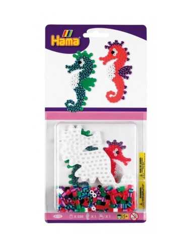 Hama Bead Kit seahorse striped BOR4174.AMA/4172 Hama | Futurartshop.com