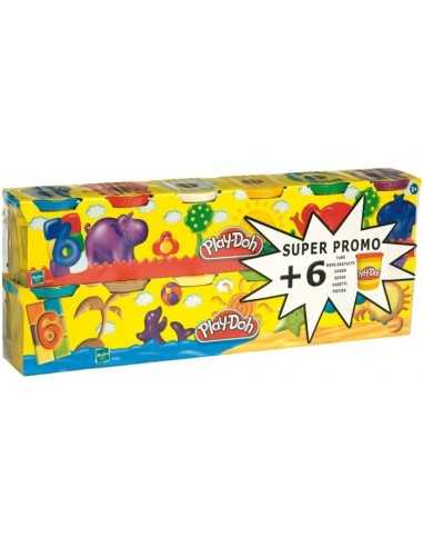 Playdoh-modelling Dough 6 + 6 Jars Promo 230231860 2208353590591 Hasbro | Futurartshop.com