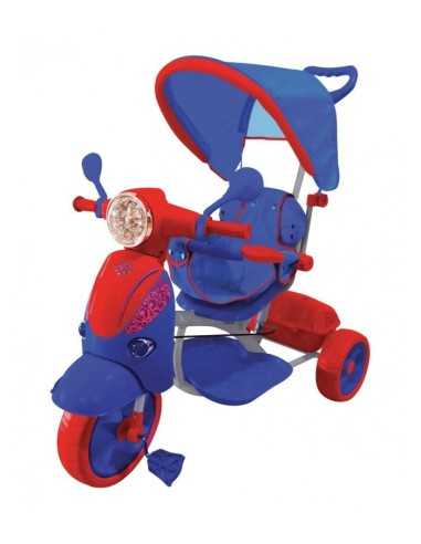 Scooter a triciclo rosso e blu GIAGV-5194  | Futurartshop.com