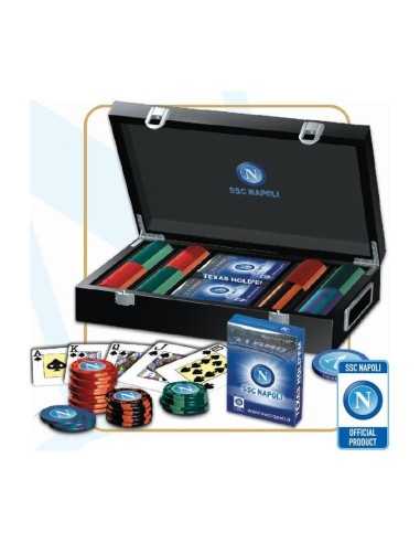 Valigia in legno luxury poker SSC Napoli 2081786416566 Dal Negro | Futurartshop.com