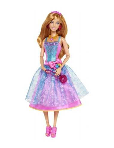 Mattel Y7495 Y7632-Barbie Fashionista in evening gown, Red MATY7495... Mattel | Futurartshop.com