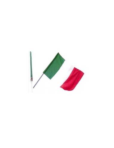 Bandiera Italia con asta 90x150 47284 144173 Mazzeo | Futurartshop.com
