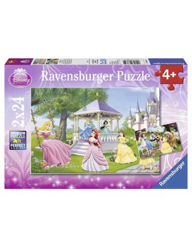 Puzzle 2x24 pezzi disney princess RAV08865  | Futurartshop.com