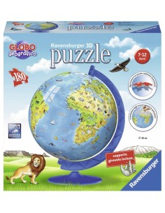 World map 3D 180 piece new edition RAV12340 Ravensburger | Futurartshop.com 2
