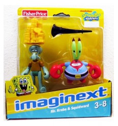 FISHER PRICE Imaginext Sponge Bob W9588 W9586 Krabs/Squid W9588 Mattel- Futurartshop.com