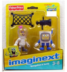 FISHER PRICE Imaginext X 4077 W9586 Sponge Bob Bob/Sandy  X4077 Mattel- Futurartshop.com