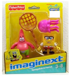 FISHER PRICE W9586 X7471 Imaginext Sponge Bob Bob/Patrick  X7471 Mattel- Futurartshop.com