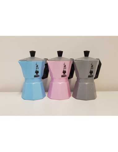 coffee maker' mokina bialetti 3 colors MAGFARO-2734 Grandi giochi | Futurartshop.com