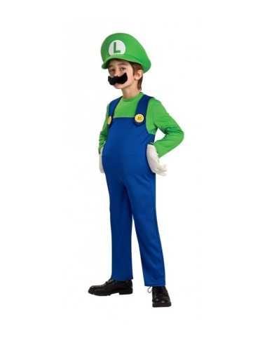Costume Luigi Deluxe CMGR883656 2180801613062 Como Giochi  | Futurartshop.com