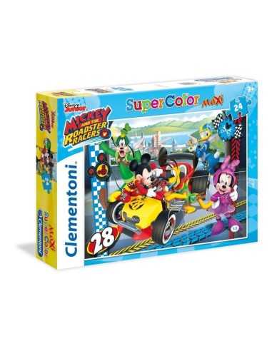 Puzzle maxi topolino e the roadster racers 24 pezzi CLE24481 Clementoni | Futurartshop.com