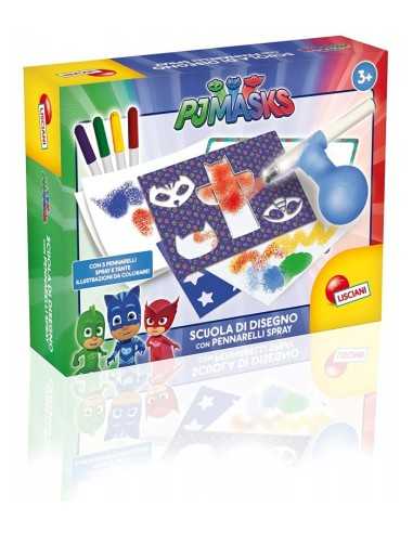 Pj masks school of design with spray colour LIS62959 Lisciani | Futurartshop.com