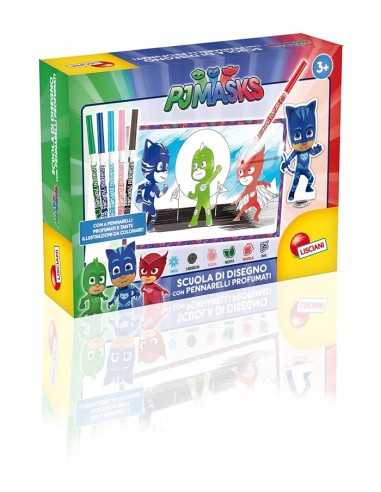 Pj masks scuola di disegno con pennarelli profumati LIS62973 Lisciani | Futurartshop.com