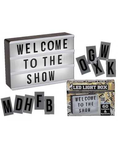 Whiteboard-lit with 60 letters and symbols OTB57/6063 Out of The Blue | Futurartshop.com