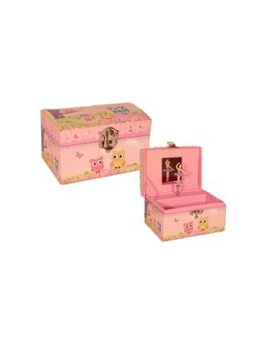 Top box with carillon, little owls MAG431611 Grandi giochi | Futurartshop.com