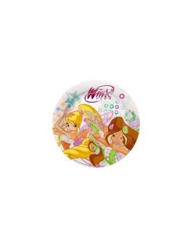 8 piatti piani in cartoncino 23 cm Winx Harmonix CMG1222270 COMCMG122270 Como Giochi  | Futurartshop.com