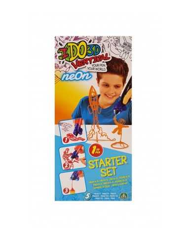 I do 3D vertical starter set 1 penna arancione neon GIOD3D15000/4 Giochi Preziosi | Futurartshop.com