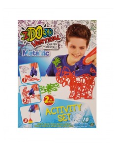 I do 3D vertical activity set metallic con 2 penne rosso verde GIOD3D16000/1 Giochi Preziosi | Futurartshop.com