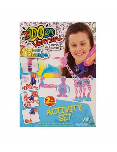 I do 3D vertical activity set colour change con 2 penne rosa azzurro GIOD3D16000/3 Giochi Preziosi | Futurartshop.com