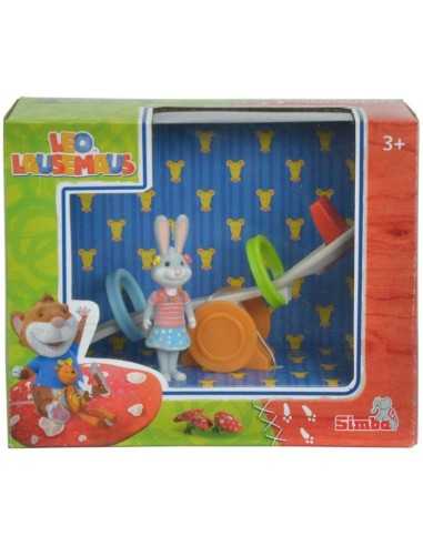 Leo Lausemaus swing with a bunny SIM109222757 Simba Toys | Futurartshop.com