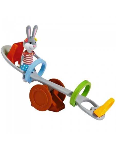 Leo Lausemaus swing with a bunny SIM109222757 Simba Toys | Futurartshop.com