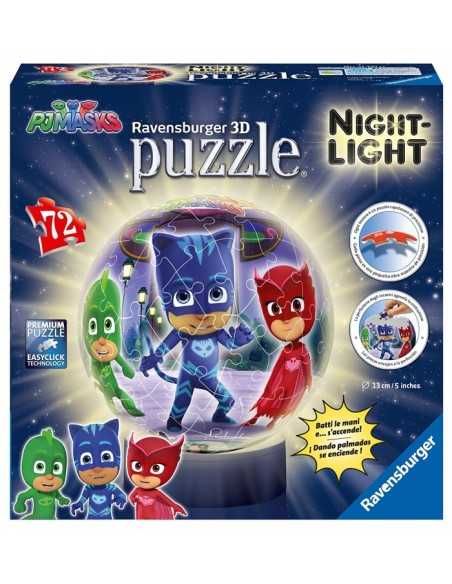 Lamp Puzzle pj masks 3D 72 pieces RAV117710 Ravensburger | Futurartshop.com
