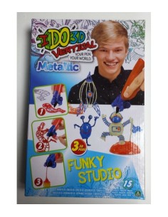 I do 3D vertical funky set metallic with 3 pens GIOD3D09010/2 Giochi Preziosi | Futurartshop.com
