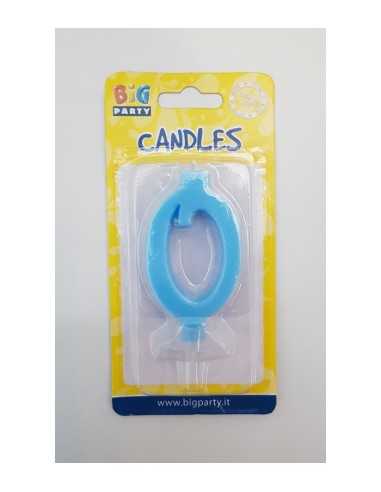 Candle celestial number 0 BIM0006424 New Bama Party | Futurartshop.com