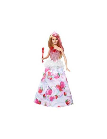 Bambola barbie principessa del regno delle caramelle MATDYX28 Mattel | Futurartshop.com