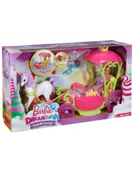 Carrozza regno delle caramelle con Barbie MATDYX31 Mattel | Futurartshop.com