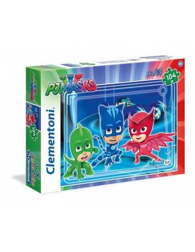 Puzzle maxi super Pj Masks 104 pezzi CLE23989 Clementoni | Futurartshop.com