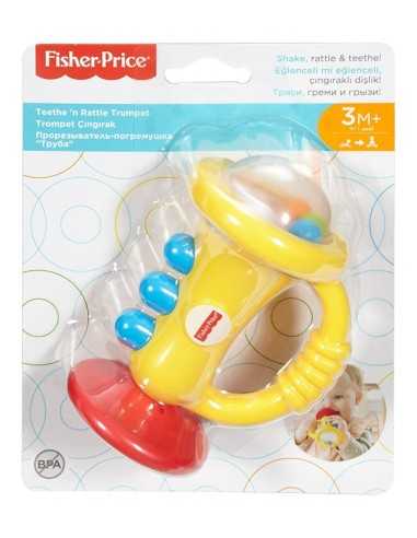 Fisher price trombetta sonaglino mordicchiabile musicale MATFFL29/FFB63 Mattel | Futurartshop.com