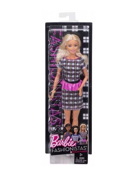 Bambola Barbie fashionistas evolution blond hair plaid MATFBR37/DYY88 Mattel | Futurartshop.com