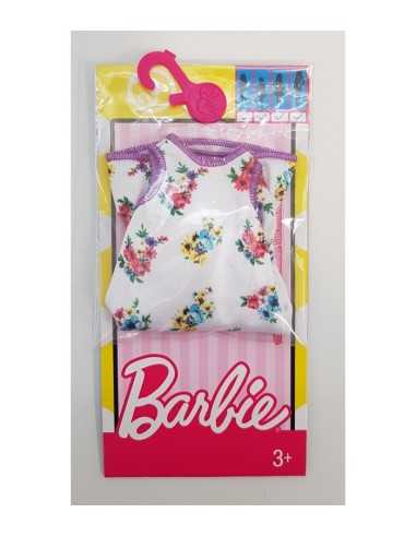 Barbie dresses fashion white with flowers MATFCT12/DXB02 Mattel | Futurartshop.com