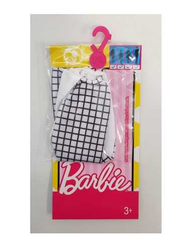 Barbie abitini fashion bianco a righe nere MATFCT12/FCT18 Mattel | Futurartshop.com