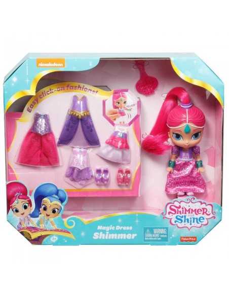 Shimmer and Shine- Bambola Shimmer con abitino magico MATDGL78/DGL80 Mattel | Futurartshop.com