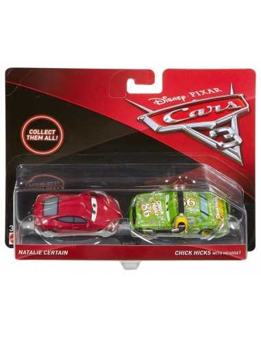 Cars 3 pack with 2 characters natalie certain chick hicks MATDXV99/DXW07 Mattel | Futurartshop.com