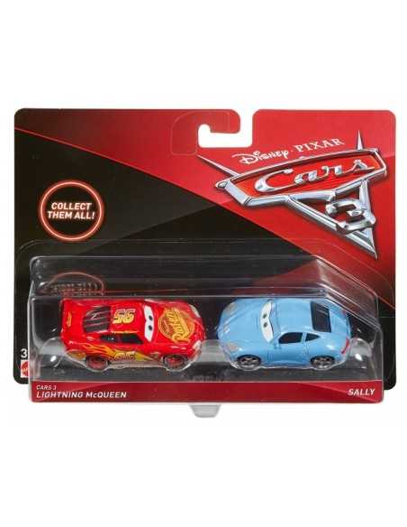 Cars 3 confezione con 2 personaggi con saetta mcqueen e sally MATDXV99/DXW05 Mattel | Futurartshop.com
