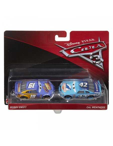 Cars 3 pack with 2 characters bobby swift and cal weathers MATDXV99/DXW03 Mattel | Futurartshop.com