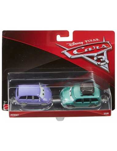 Cars 3 pack with 2 characters minny and van MATDXV99/DXW06 Mattel | Futurartshop.com