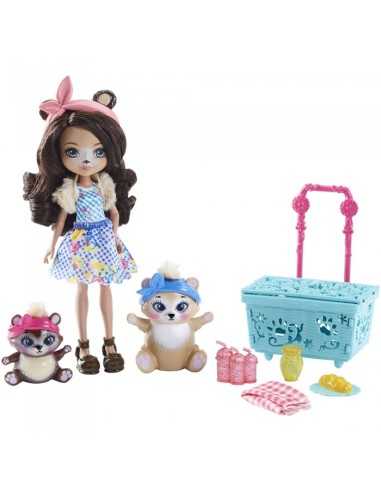 Enchantimals- Playset Picnic con cuccioli e mini Bambola MATFCC62/FCC64 Mattel | Futurartshop.com