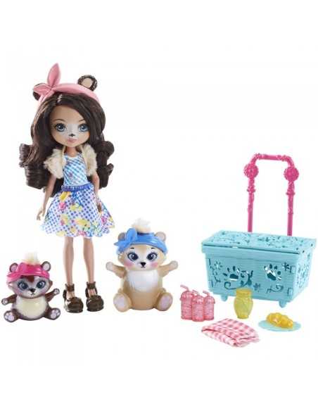 Enchantimals- Playset Picnic con cuccioli e mini Bambola MATFCC62/FCC64 Mattel | Futurartshop.com