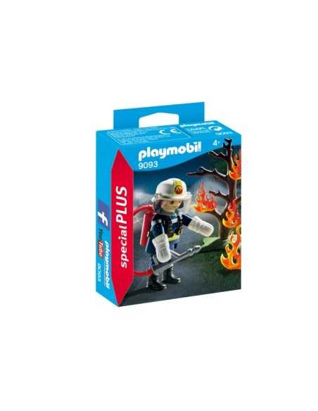 Playmobil 9093 firefighter with the tree in flames PLA9093 Playmobil | Futurartshop.com