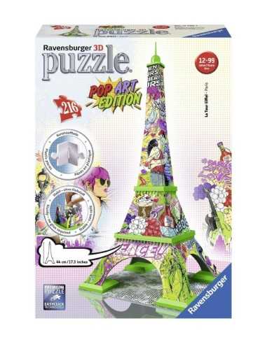 Puzzle 3D Tour eiffel pop art edition 216 colori GIO125982 Ravensburger | Futurartshop.com