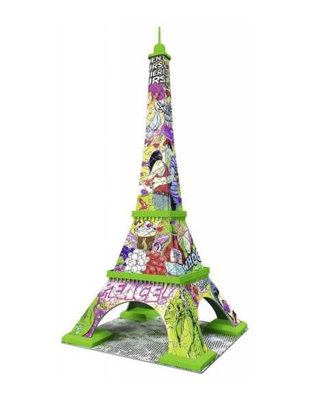Puzzle 3D Tour eiffel pop art edition 216 colori GIO125982 Ravensburger | Futurartshop.com