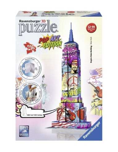 Puzzle 3D empire state build pop art edition 216 colors GIO125999 Ravensburger | Futurartshop.com