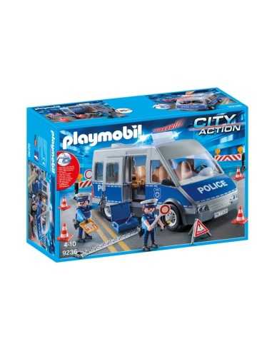 Playmobil 9236 furgone della polizia con posto di blocco PLA9236 Playmobil | Futurartshop.com
