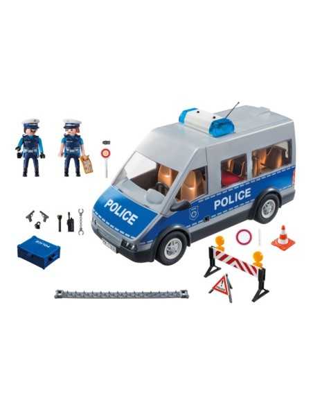 Playmobil 9236 furgone della polizia con posto di blocco PLA9236 Playmobil | Futurartshop.com