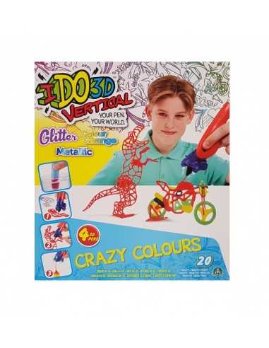 I do 3D vertical activity set colour world con 4 penne rosso verde azzurro giallo GIOD3D19000/2 Giochi Preziosi | Futurartsho...